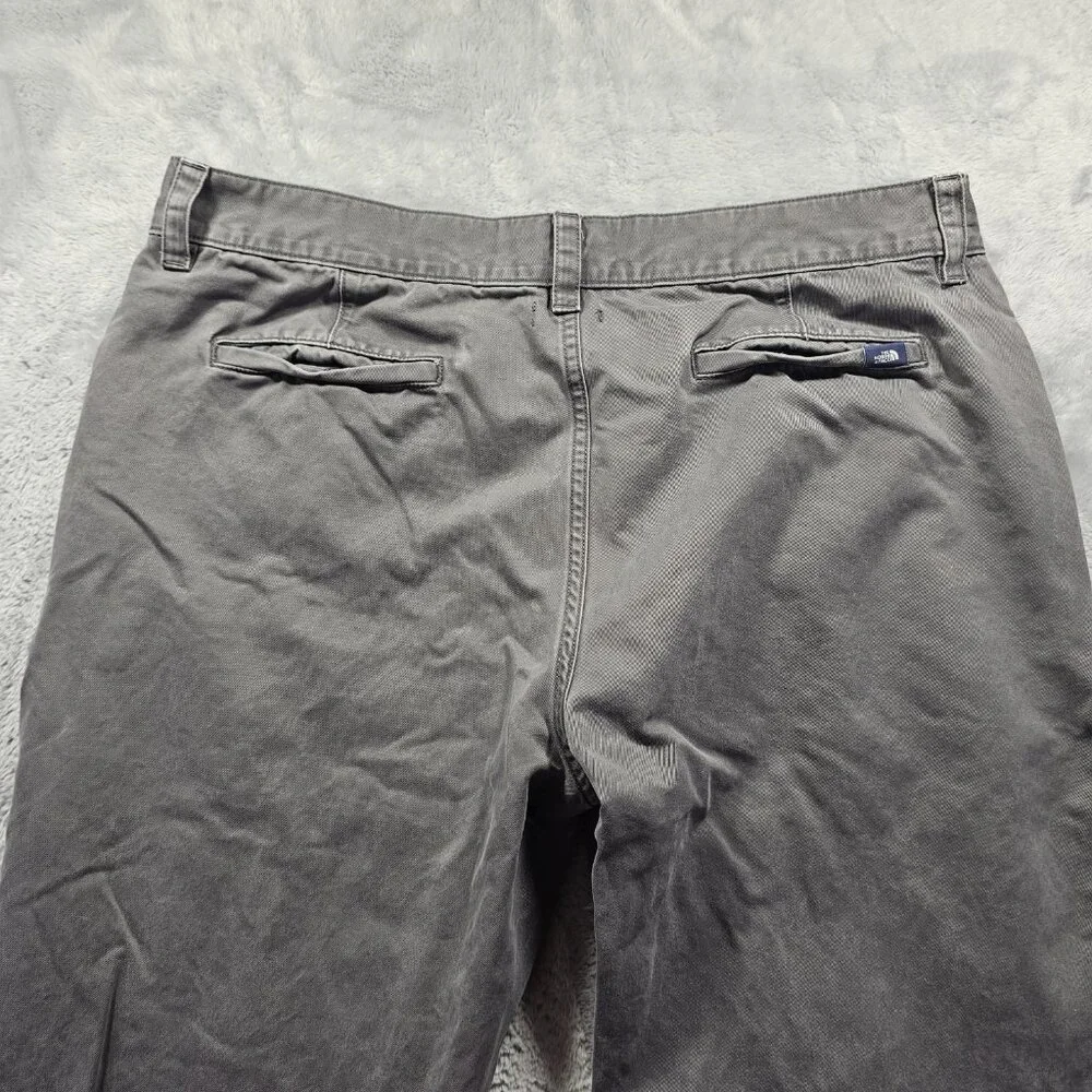 The North Face Pants Mens 38 (36x30.5) Canvas Outdoor Hiking Trousers Charcoal